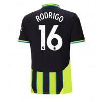 Camiseta Manchester City Rodri Hernandez #16 Segunda Equipación Replica 2024-25 mangas cortas